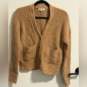 Madewell Tan Women's Cardigan Sweater